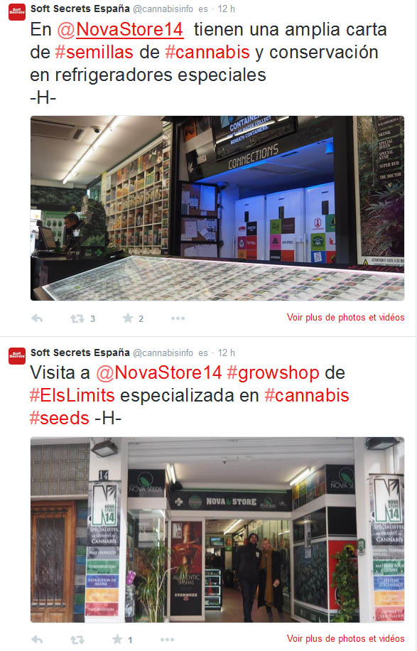 Soft Secret parle de Nova Store 14 sur twitter