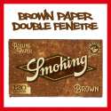 SMOKING BROWN DOUBLE FENETRE NON BLANCHI X 1 UNITÉ
