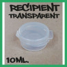 RECIPIENT TRANSPARENT 10 ML 