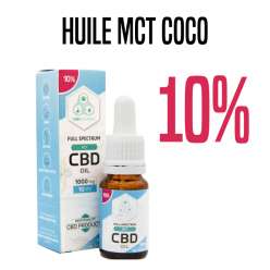HUILE MCT COCO 10 % 10 ML 