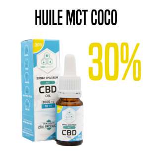HUILE MCT COCO CBD 30 % 10 ML 
