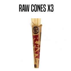 RAW CONES X 3 