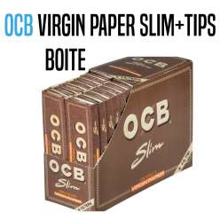OCB VIRGIN PAPER SLIM + TIPS X 32