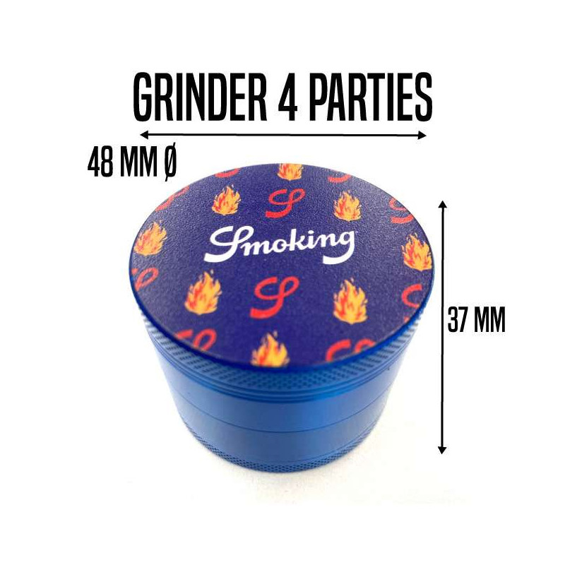 GRINDER SMOKING 4 PARTIES 50 MM