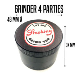 GRINDER SMOKING 4 PARTIES 50 MM