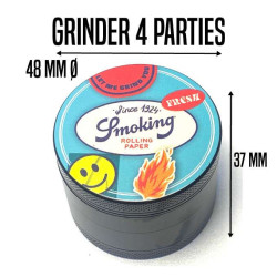 GRINDER SMOKING 4 PARTIES 50 MM