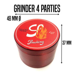 GRINDER SMOKING 4 PARTIES 50 MM