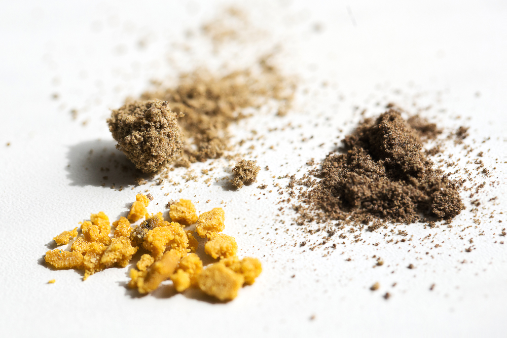 photo macro shatter hasch pollen